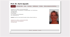 Desktop Screenshot of karin.aguado.de
